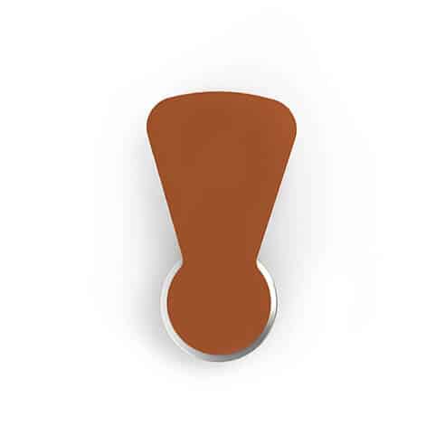 hearing aid battery brown